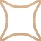 Ekena Millwork 23 38W x 23 38H x 38T Small Lilley Decorative Fretwork Wood Ceiling Panels, Hickory CELW23X23X0375LEYHI - alternate 6